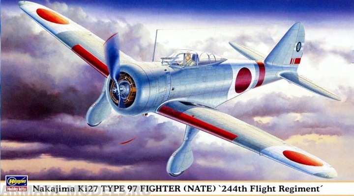 09724 Самолет KI27 T97 Hasegawa