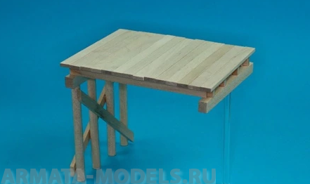 35D15RB Дополнение для моделей WW II Wooden bridge - single module