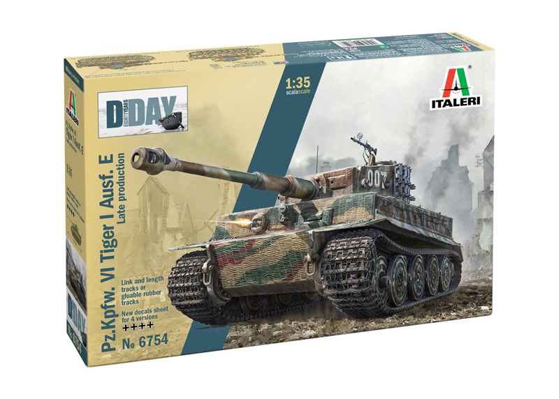 6754ИТ ПЗ. КПФВ. VI ТИГР I AUSF. E Позднее производство Italeri