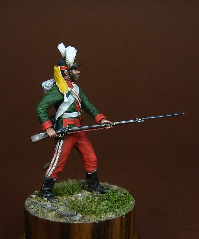 CHM-54086(M). Рядовой гренадерских рот и полков, Россия 1787-96 гг. 54 мм. Материал – белый металл Chronos Miniatures