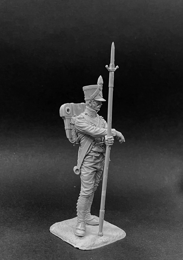 CHM-54296. Санитар медицинской службы, Франция 1812-15 гг. Материал - смола. Chronos Miniatures