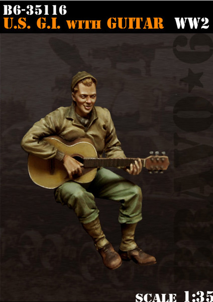 B6-35116 Миниатюра US GI with Guitar