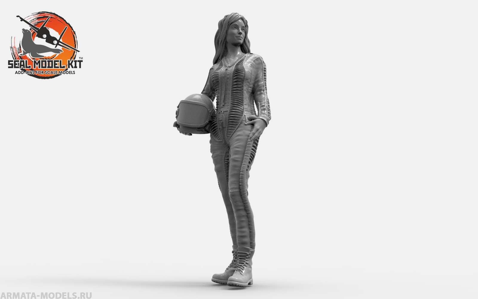 smk72010 Девушка пилот в вкк-6м