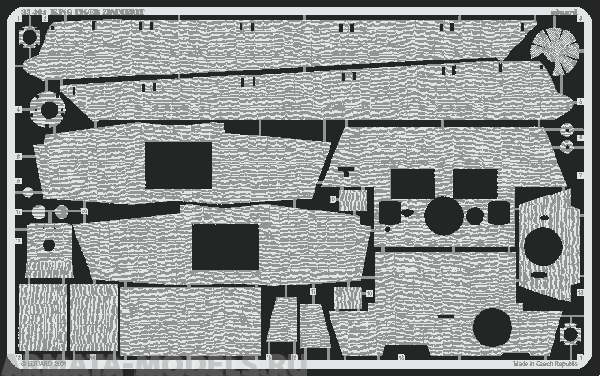 35404ED Фототравление: Zimmerit King Tiger 1/35