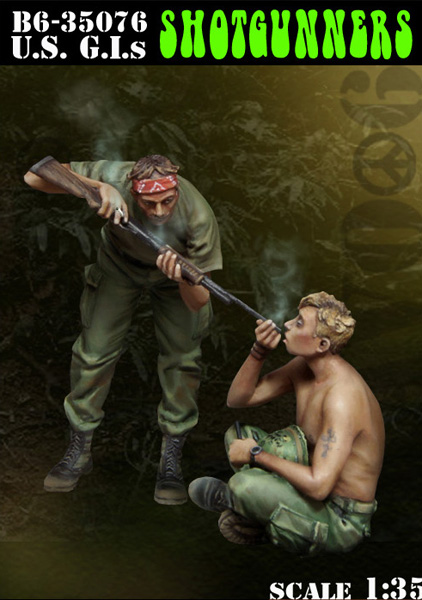 B6-35076 Миниатюра US GIs "Shotgunners" Bravo6