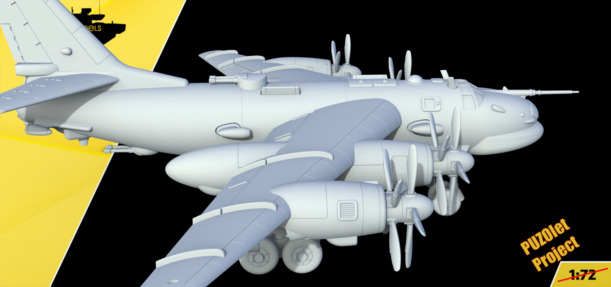 AM0016 Советский бомбардировщик «Мишка» 95 Arma Models