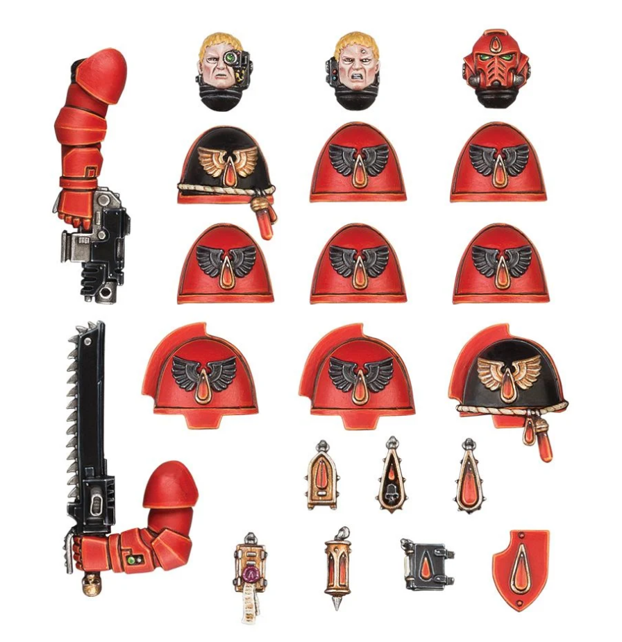 41-30GW Набор улучшений для Примарисов Кровавых Ангелов (Blood Angels Primaris Upgrades)