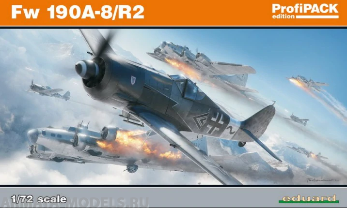 70112 Самолет Fw 190A-8/R2 (Eduard) 1/72 EDUARD