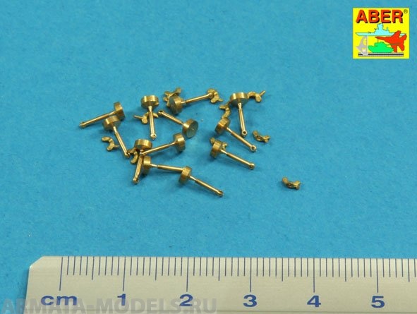 ABR-16-105  Дополнения для  Wing nuts with turned bolt x 12 pcs. универсальный набор 1/16