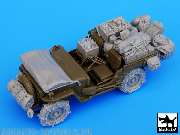 BDT35044 1/35 US JEEP Big accessories set (TAM)