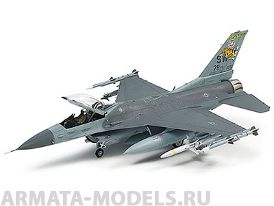60788T F-16 CJ Fighting Falcon w/Full Equipment Tamiya