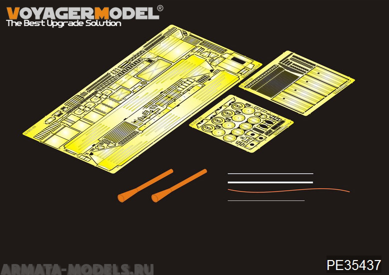 PE35437 Российская авиадесантная самоходная артиллерийская установка АСУ-85 обр.1956 г. времен Второй мировой войны