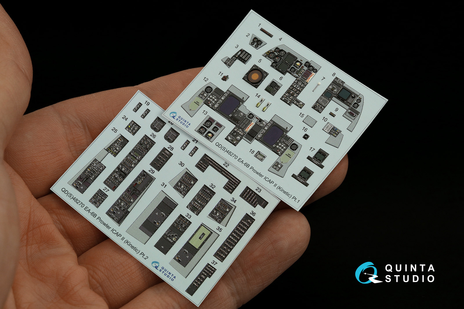 QDS-48270 3D Декаль интерьера кабины EA-6B Prowler (ICAP II) (Kinetic) (Малая версия)