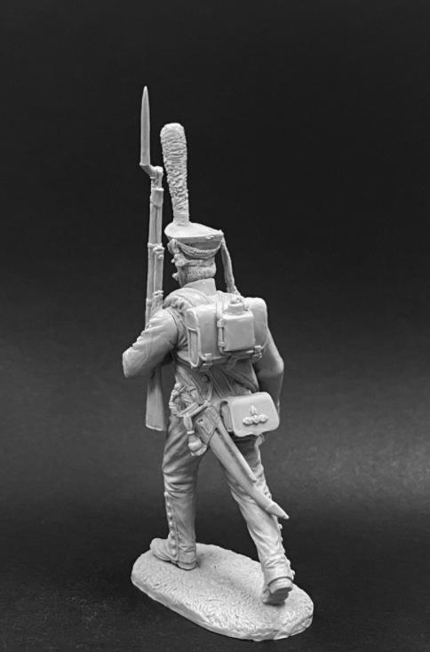 CHM-54258 Рядовой гренадерских полков и рот (2 варианта голов, 2 варианта рук), Россия 1812-14 гг. смола. Chronos Miniatures