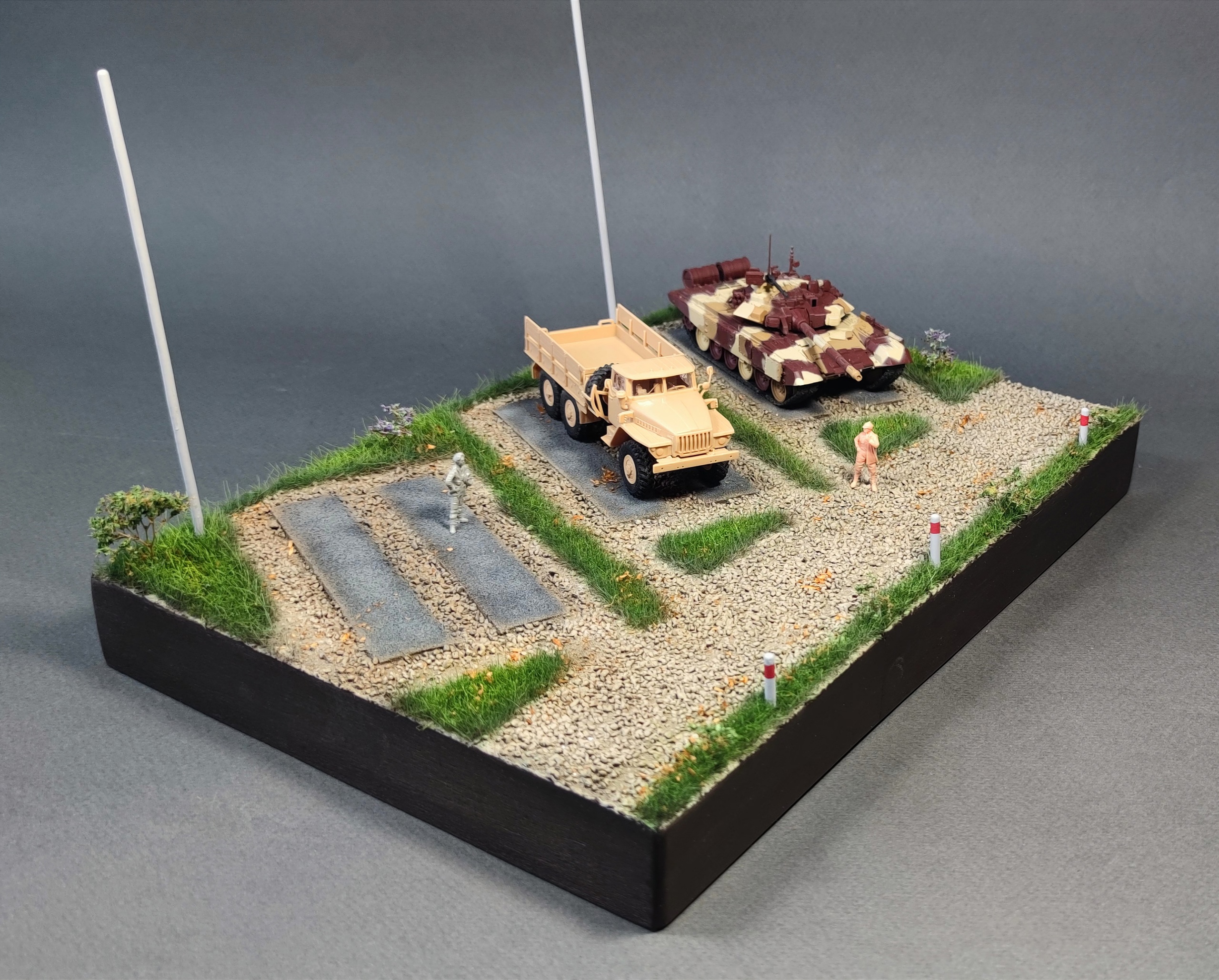 AM7341 Подставка авторская премиум уровня "Музей" 30х20 см