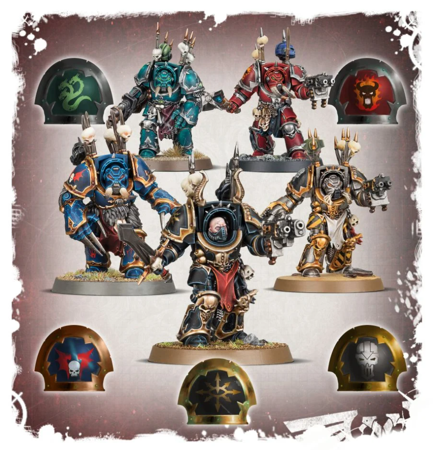 43-19GW Набор Космодесант Хаоса: Терминаторы (Chaos Space Marines Terminators)