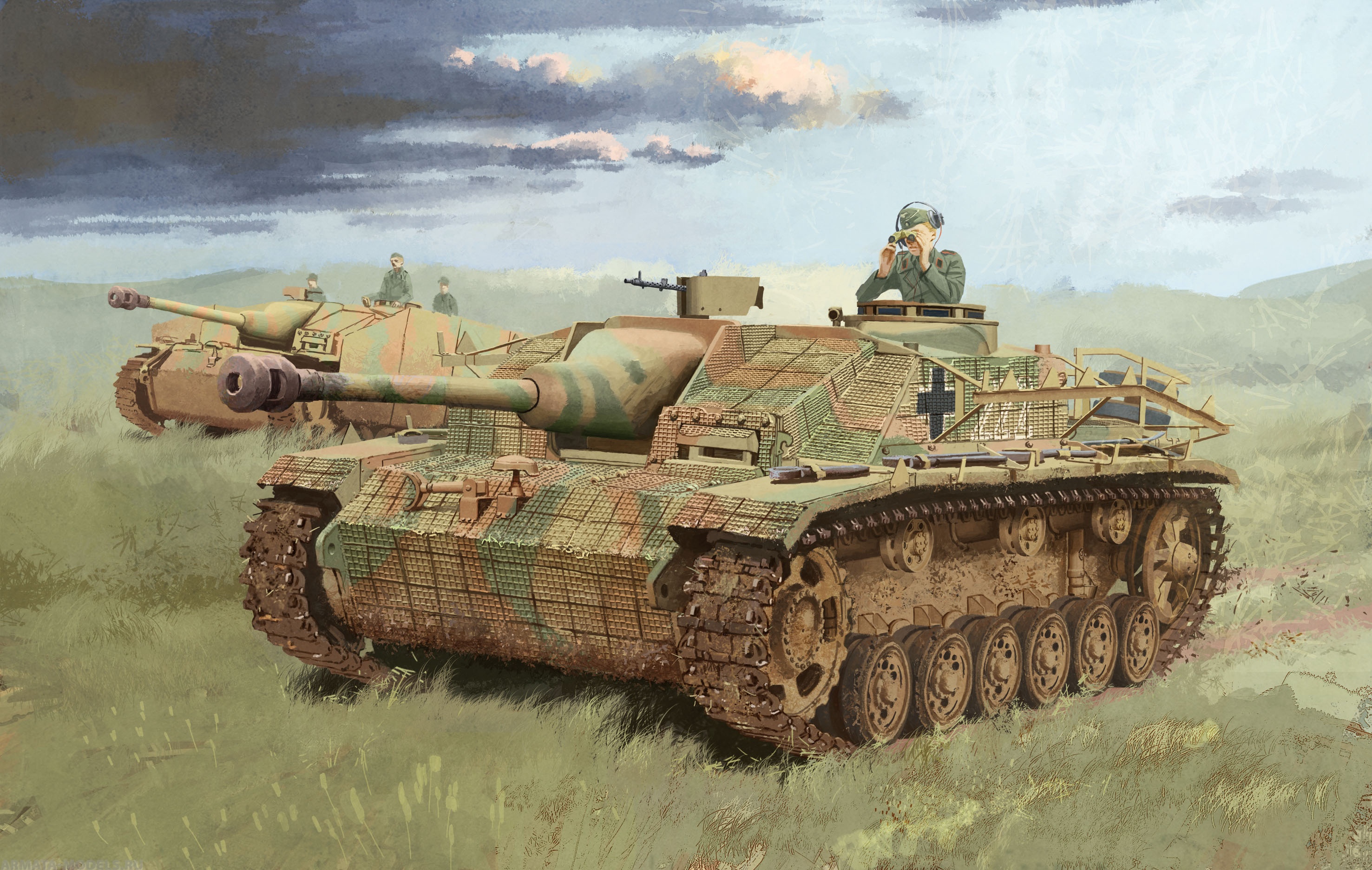 6633Д САУ Stug. III Ausf.G поздних выпусков Dragon