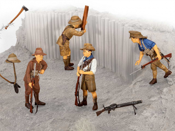 02618RE Набор миниатюр 'ANZAC Infantry' Revell