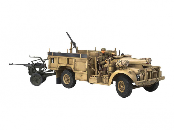 35092 Английский автомобиль British LRDG Chevrolet - CA192, с двумя фигурами Tamiya