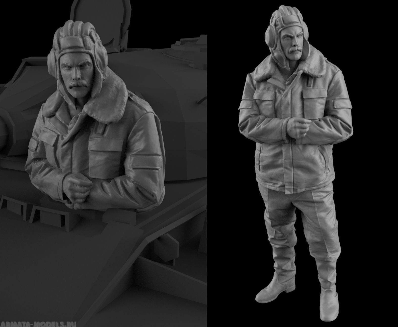 AM3710 Фигура танкиста №1 Arma Models