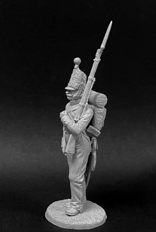 CHM-54250(M). Рядовой гренадерских полков и рот (2 варианта головы, 2 варианта рук), Россия 1834-43 гг. 54 мм. Материал - белый металл. Chronos Miniatures