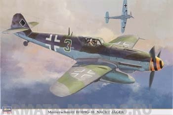 08184 Самолет Messerschmitt Bf109G-10 Hasegawa