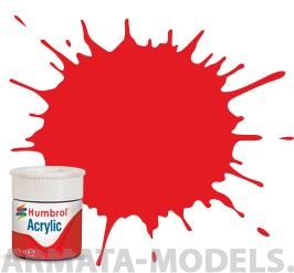 AB2421 Краска акриловая железнодорожные цветаДевственный красный RC421 Acrylic Rail Paint