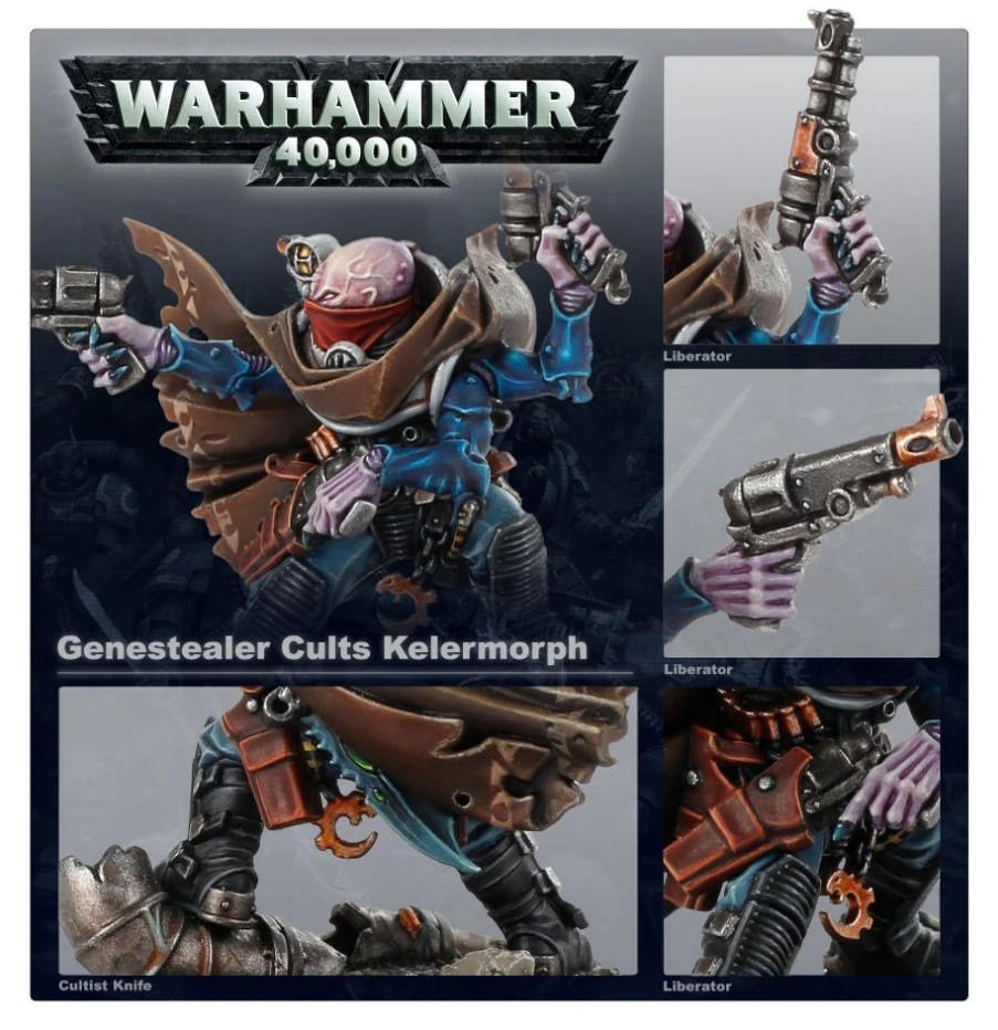 51-67GW Набор Культ Генокрадов. Келерморф (Genestealer Cults Kelermorph)