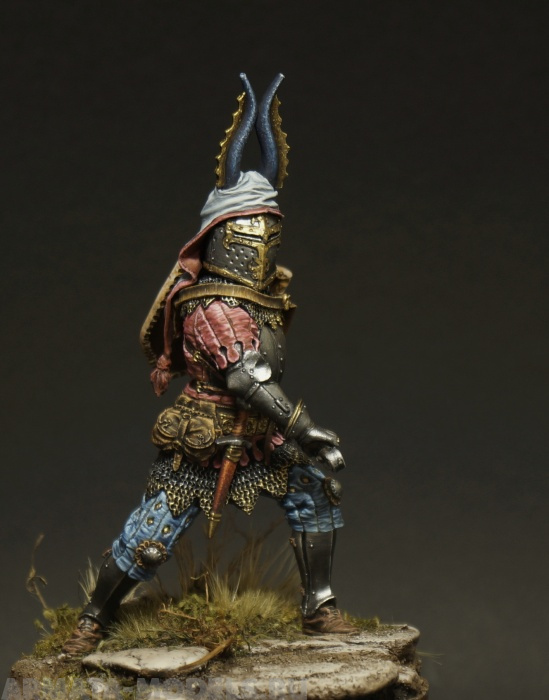 75-011TIN European Knight the end of the XIV century TinBerlin