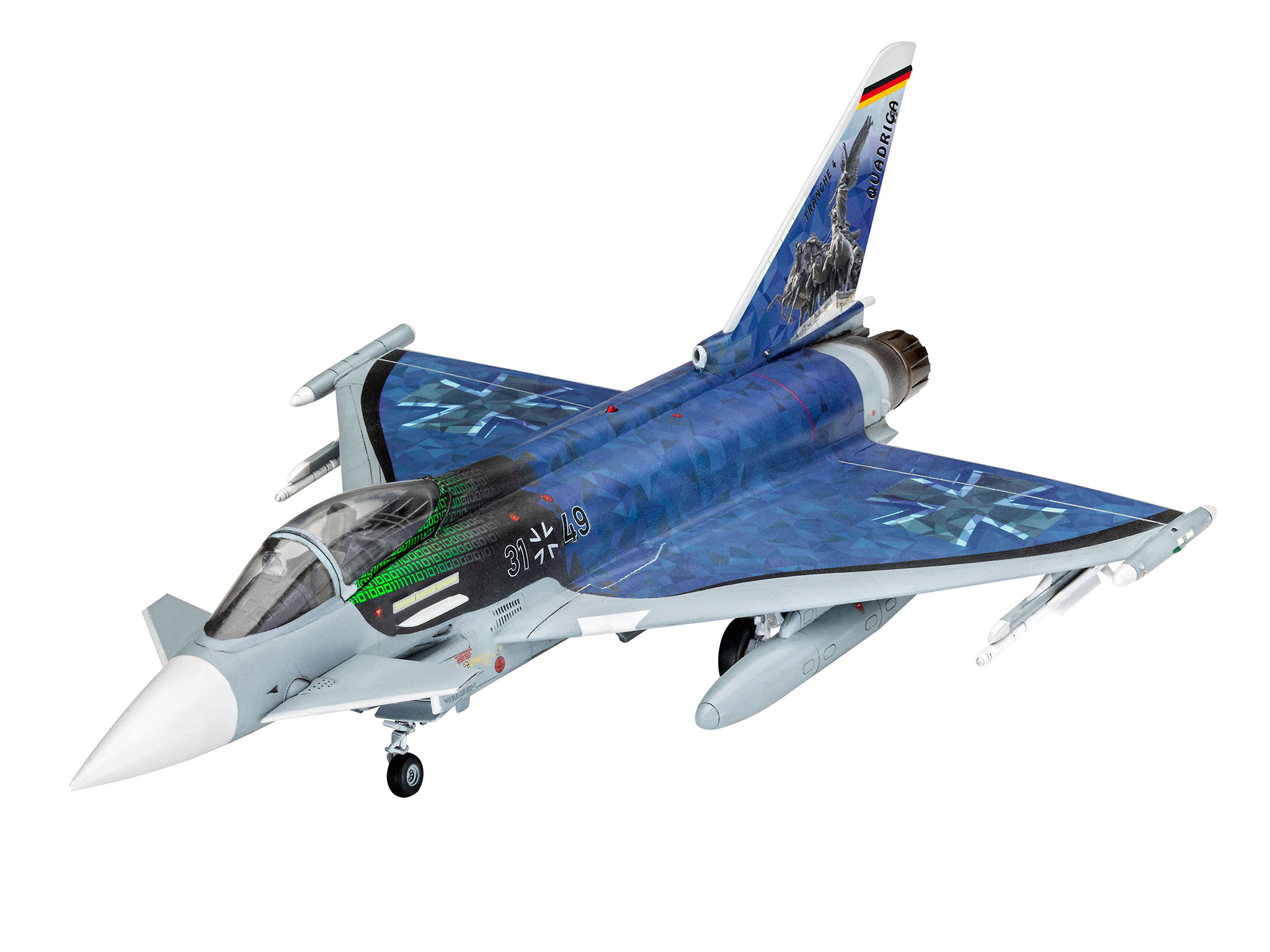 03843RE Истребитель Eurofighter Luftwaffe 2020 Quadriga Revell