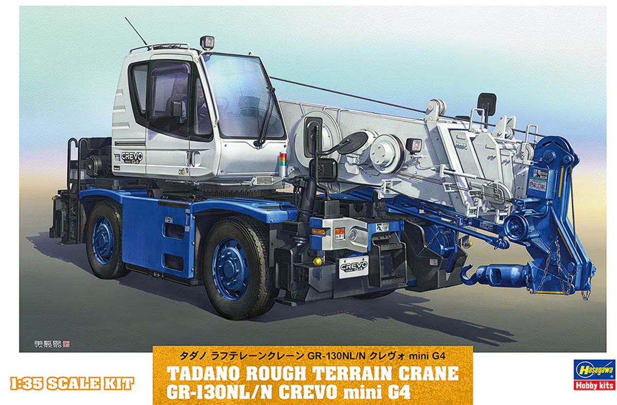 66008-Подъемный кран TADANO GR-130NL/N CREVO mini G4 Hasegawa