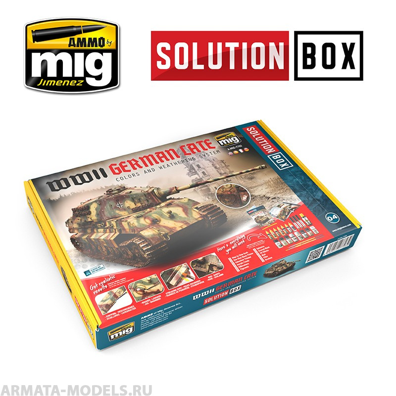 AMIG7703 Ammo Mig Подарочный набор WWII GERMAN LATE SOLUTION BOX 17мл