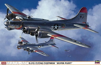 01961 Самолёт B-17G Flying Fortress Silver Fleet Limited Edition