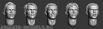 ARM356037 Головы (с волосами) №8