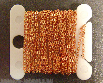 AMATI436003 Цепь 7 звеньев/см, латунь, длина 30 см