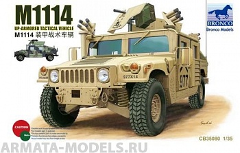 CB35080 Автомобиль M1114 Up-Armored Tactical Vehicle  (Bronco Models) 1/35