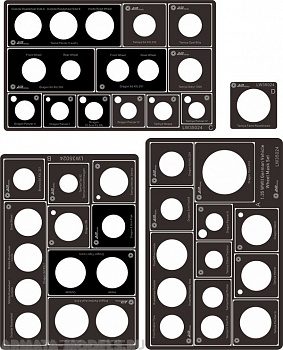 LW35024 spraying stencil WWII german armor wheel mask