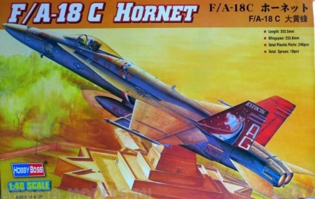 80321 Самолет F-18C HORNET Hobby Boss