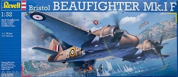 04889 Самолет Истребитель Bristol Beaufighter Mk.IF