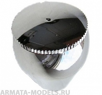 1526 Емкость с крышкой,   7 мл,резьба, металл