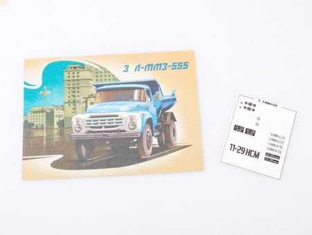 3503AVD Сборная модель ЗИЛ-ММЗ-555 самосвал AVD Models