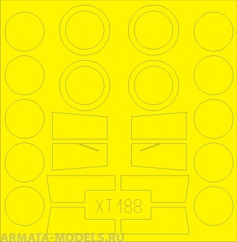 XT188ED  Окрасочная маска 15 CVT Truck / Breda 20/65 1/35