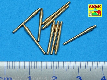 ABR-1:700-L-12  Дополнения для  Set of 9 pcs 406 mm  short barrels for ships: North Carolina, Washington для  1/700