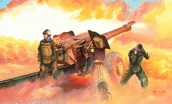 02334 122-мм полевая пушка Д-74