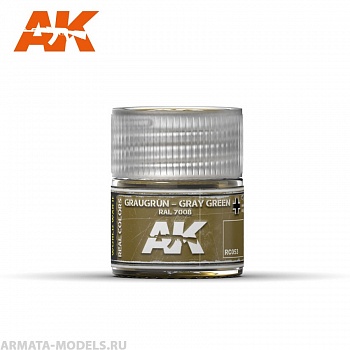 RC053 Краска Real Colors Graugrun-Gray Green RAL 7008 10ml