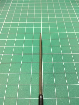 AMT016 Надфиль квадратный, мелкозернистый, 120мм №3 с ручкой