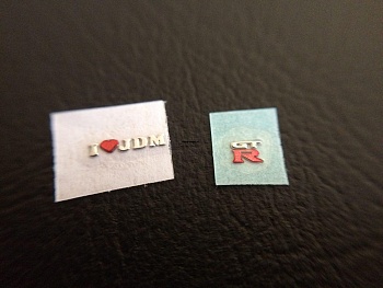 AISM-0009 Металлостикер JDM GTR