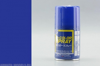 S005 Краска в баллончиках т.м. MR.HOBBY 100мл  BLUE