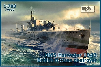 IBG70010 Корабль Harvester 1943 British H-class Destroyer