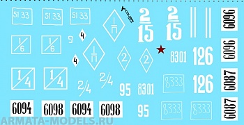 35005CD Декаль Т-26 Part II 1/35